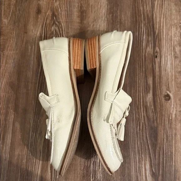 Steve Madden Ivory Tassel Loafers - Picture 2 of 5